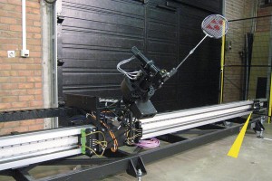 Stoßdämpfer schützen den Badminton-Roboter