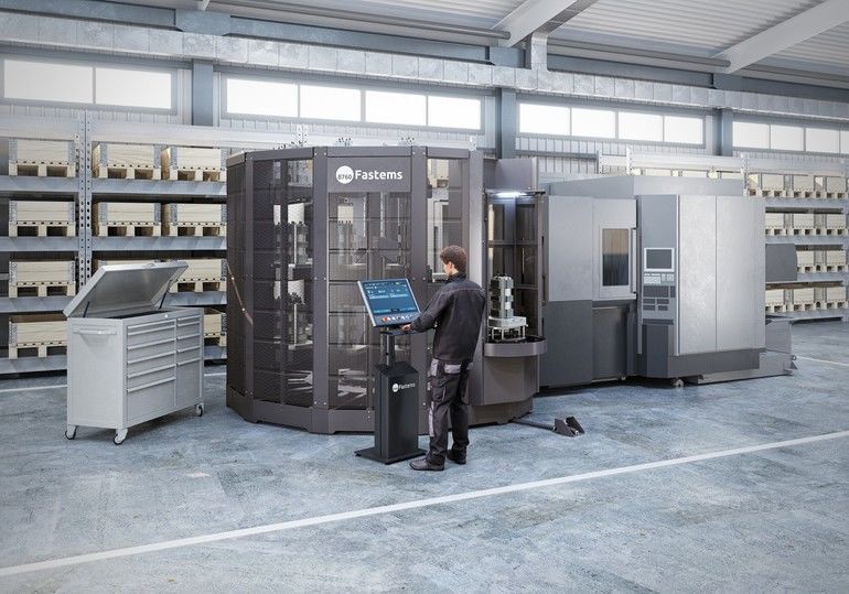 Fastems: So lassen sich auch kleinere CNC-Fräsmaschinen automatisieren