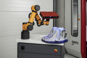 GOMs 3D-Scan-Cobot vereinfacht Einstieg in die automatisierte 3D-Messtechnik
