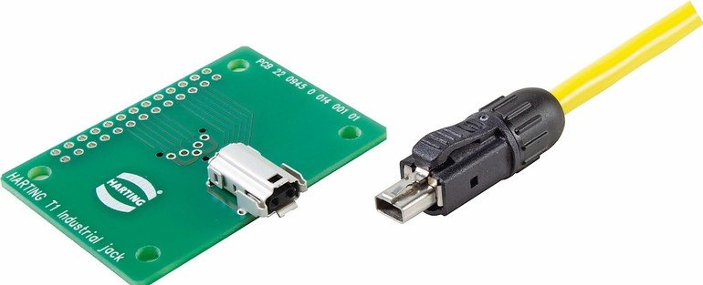 Single-Pair-Ethernet bis E-Mobil-Stecker