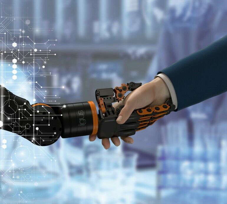 Igus: Kostengünstige humanoide Hand für den Cobot Rebel