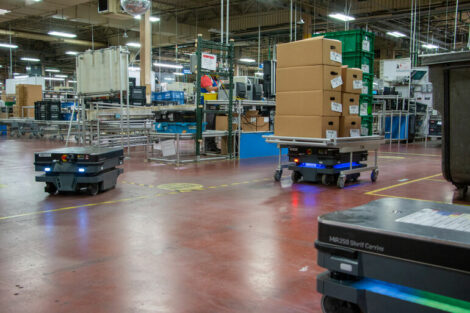 Mobile MiR-Roboter automatisieren Materialtransport bei Denso