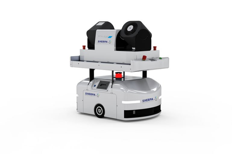Sherpa Mobile Robotics: Mobiler Roboter zur Oberflächendesinfektion