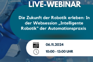 Websession zeigt intelligente Robotik