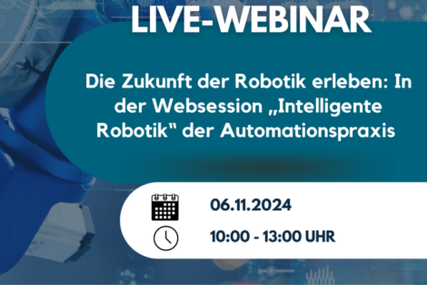 Websession zeigt intelligente Robotik