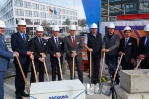 Grundsteinlegung: Yaskawa baut neue Europazentrale in Hattersheim