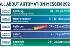 all about automation: Fünf Termine für 2021 – neu Heilbronn