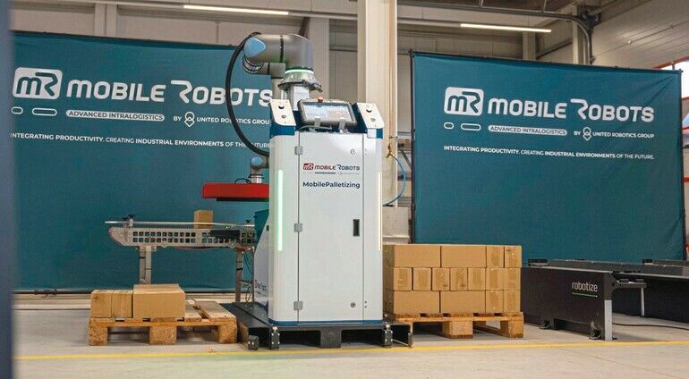 Flexible Cobot-Palettierung für minimalem Integrationsaufwand