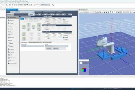 Neue Roboter-Programmiersoftware RC+ 8.0 von Epson